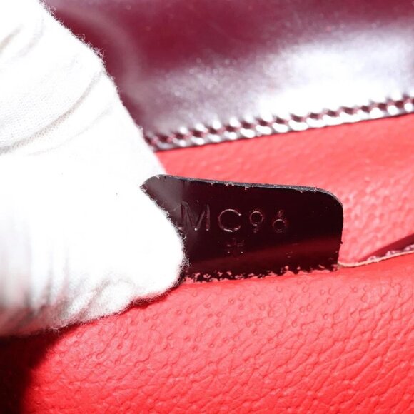 CELINE Backpack Leather Purple Gold - Picture 14 of 16